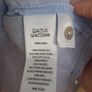 Fab Blue Sigrid Olsen Linen Shirt Sz Xl 3f Image 7