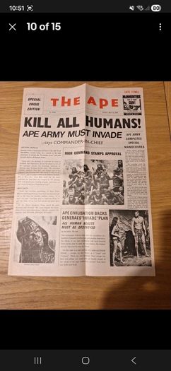 1970 Beneath The Planet Of The Apes Press Kit Material
