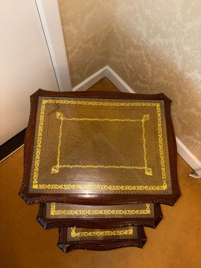 Collection of 3 Tables with Queen Anne Style Legs