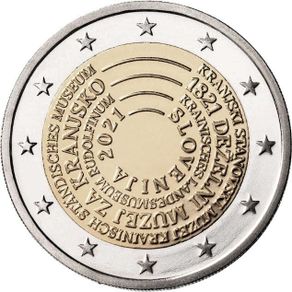 Slovenia 2 Euro Commemorative Coin 2021 -Carniola Provincial Museum. UNCIRCULATED.