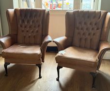 2 Queen Anne Wing Back Chairs