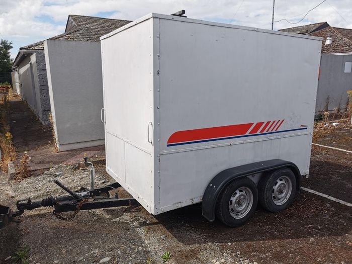 Twin axle Box trailer