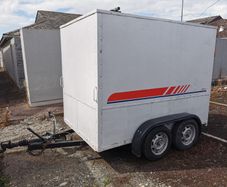 Twin axle Box trailer