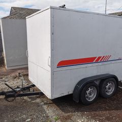 Twin axle Box trailer