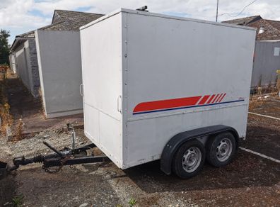 Twin axle Box trailer