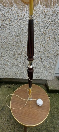 1960s /70s french art deco table floor lamp ,working,,used nice condition,3 legs veneer, see pictures for condition ,buyer collects, sold as seen,freestanding.