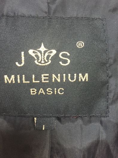 Black jacket leather look