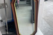 Wooden framed mirror