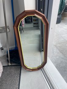 Wooden framed mirror