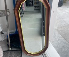 Wooden framed mirror