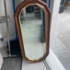 Wooden framed mirror