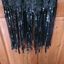Ladies Black Evening Dress Size 12 NEW Image 2