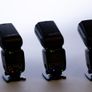 Three Yongnuo YN600EX-RT II flashguns with bag and accessories Image 5