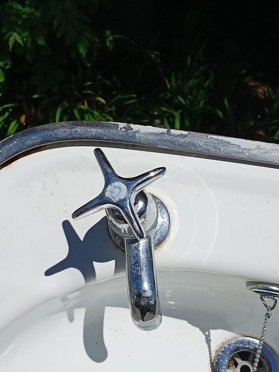 Vintage Enamel Sink
