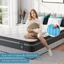 Pocket Sprung Double Mattress 4FT6 with Breathable Soft Fabric, 10 Inch Hybrid Mattress Double for Pressure & Back Pain Relief, Medium Firm Mattress in a Box 135x190x25cm Image 5