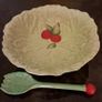 Vintage Carlton Ware Salad Bowl and Salad Server Set. Image 3