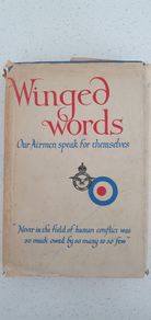 Winged Words - Our Airmen Speak For Themselves - Vintage Book Hardback 1940's