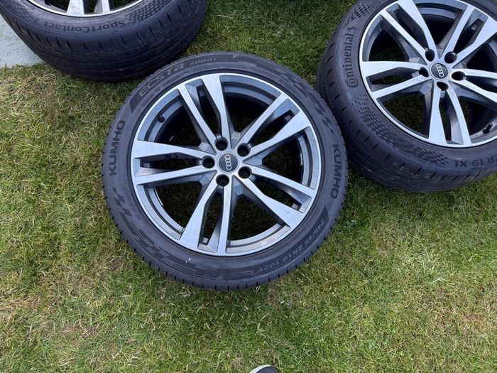 audi a6 tyres and genuine scratcless alloys