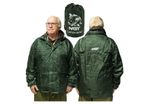 Green Waterproof Jacket with Zip in Hood & Carry Bag - FREE DELIVERY OR PICK UP IN STORE