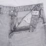Zara Light Grey Stone Wash High Waisted Straight Leg Denim Jeans 16UK/44EU Image 4