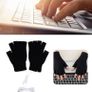 Heated Gloves via USB Mittens, Unisex for Men and Women, Winter Mittens for Warm Hands, Warm, for Working on Laptop, Fingerless, Knitted Gloves, Washable Image 4