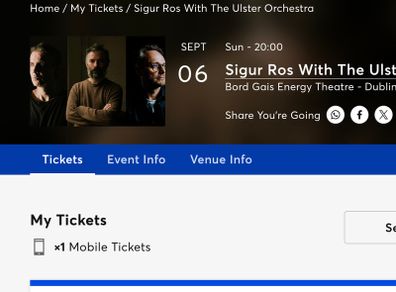 Sigur Ros Dublin 6th Sep