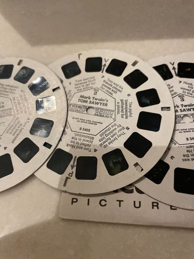 viewmaster Tom Sawyer reels x3