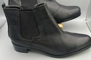 AUTOGRAPH Real Leather Ladies Black Chelsea/Dealer boot size 5.5/39 BNWT