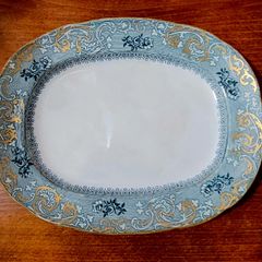 Antique ironstone platter