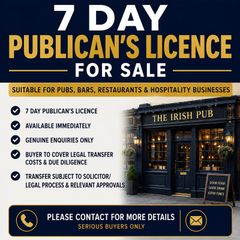 7 Day Publican Licence for Sale