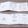 Celtic Heart Themed Tri-Fold Wedding Invitation Image 3
