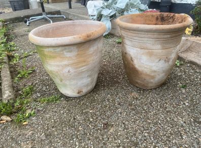 terracota pots