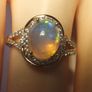 Rare Ethiopian Welo Opal Ring Image 3
