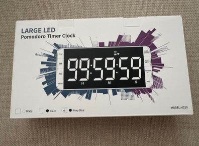 Large Led pomodoro Timer clock
