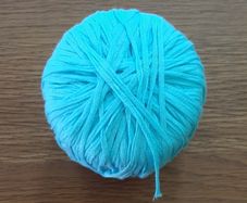 New ball of yarn (turquoise/cotton)