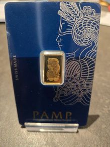 2.5g 24k Gold Bar PAMP