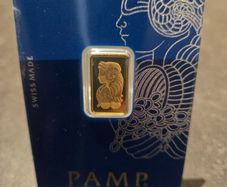 2.5g 24k Gold Bar PAMP