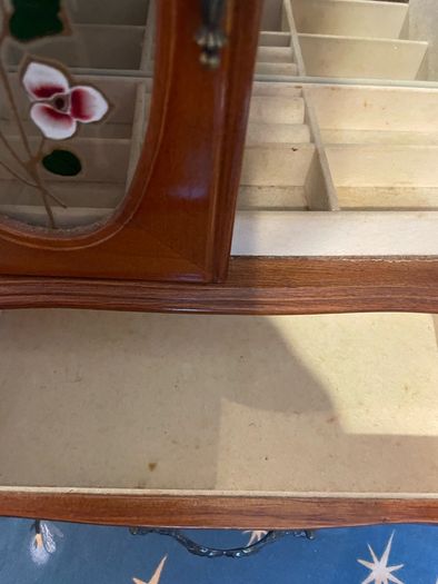 Vintage tabletop jewellery armoire dat s 70s-90s