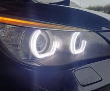 Bmw E60 LCI customised headlights
