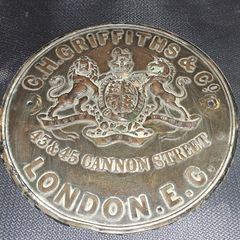 Vintage Safe Plate - Griffiths London