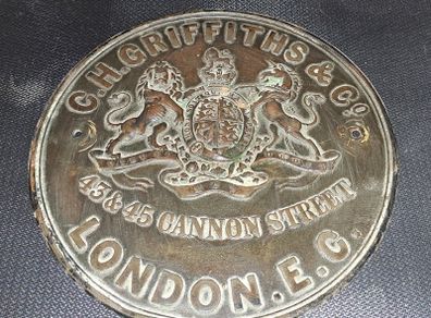 Vintage Safe Plate - Griffiths London