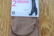 Ladies Knee High Stockings x 2 for Sale