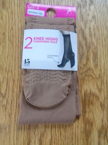 Ladies Knee High Stockings x 2 for Sale