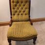 Elegant Victorian-Style Carved Wooden decorative chair Image 8