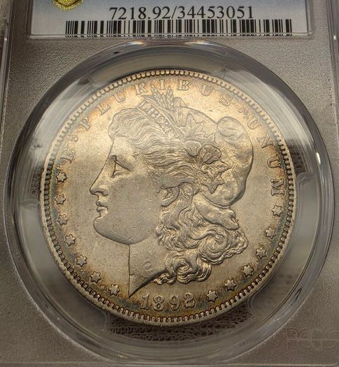 USA United States 1892 S Silver Morgan Dollar PCGS AU Details Key Date