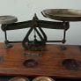 Vintage Scales On Wooden Base Image 7