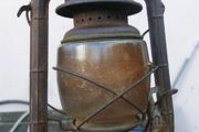 Vintage Hurricane Oil Lamp ,Paraffin Storm Lantern (garden decoration)