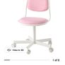 IKEA ORFJALL Kids Desk Chair White Pink Image 10