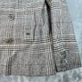 Thomas Burberry Womens Plaid Wool Coat Peacoat Check Jacket Double Breasted UK M Image 4