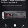 Car Audio Radio 1 Din MP3 Car Stereo Bluetooth FM AUX In USB Colorful Buttons APP Remote Control 1Din Multimedia Player Image 4